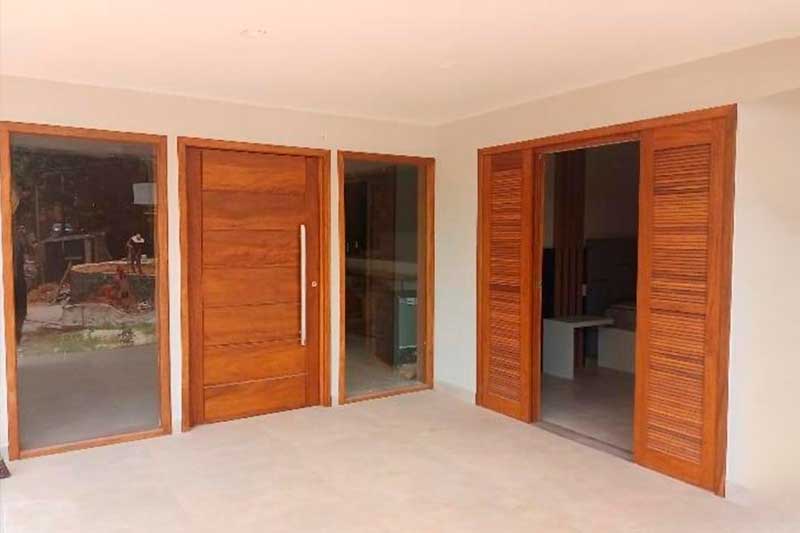 portas de madeira em sp
