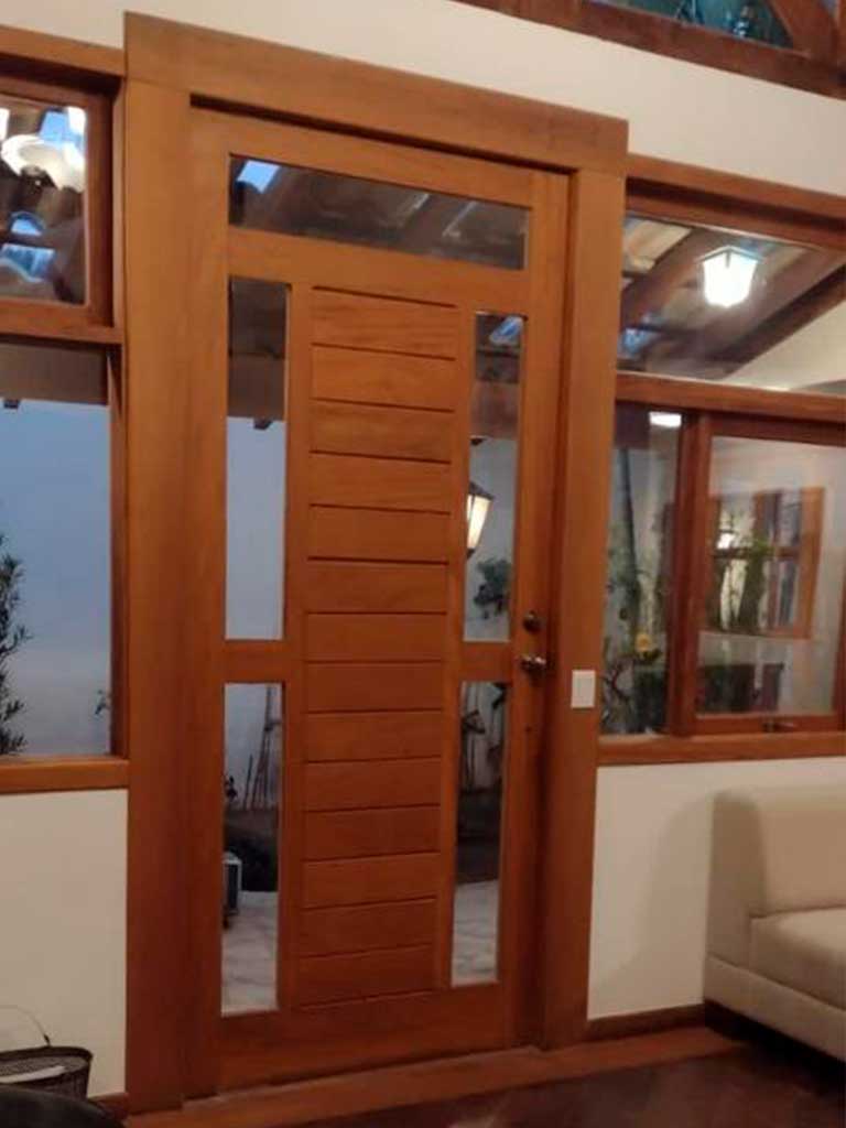 portas de madeira em sp